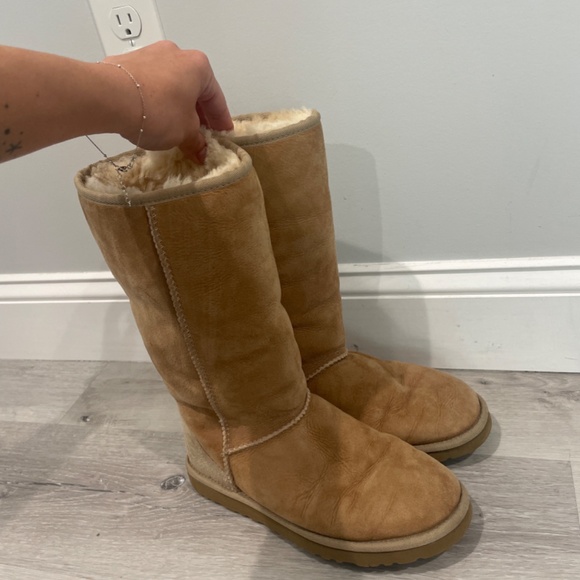 Classic Tall Sand UGG Boot - Picture 2 of 4